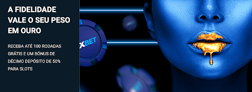 100 FS e 50% de bónus no seu décimo depósito em slots